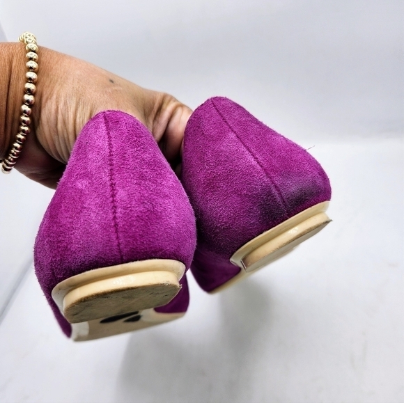 Ted Baker London Oleshky Magenta And Gold Pointy Toe Flats Size 40, 9.5 - Picture 9 of 16